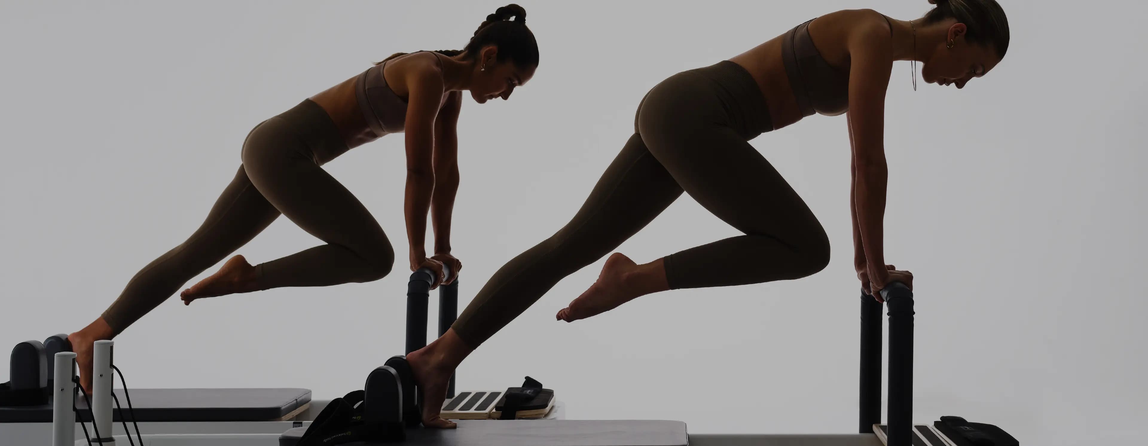 Participants of Pilates workout session.