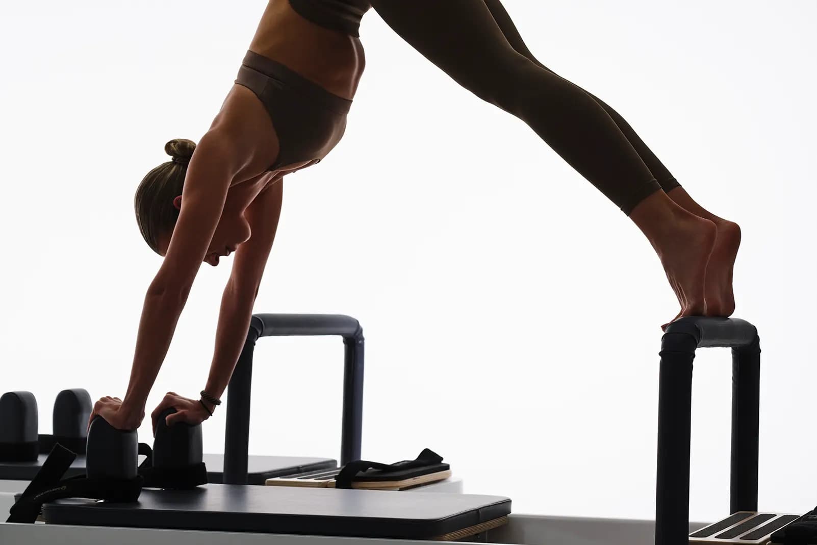 Pilates core and balance excercise.