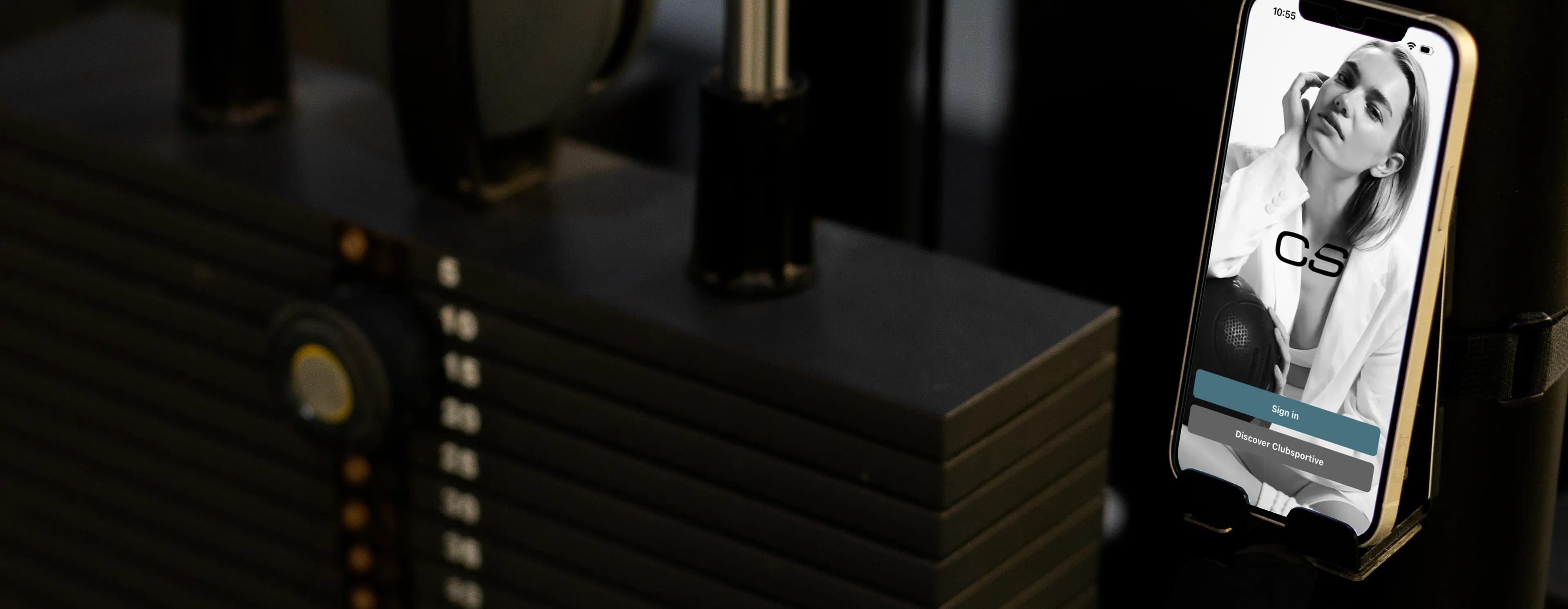 Take control of your fitness experience with the Clubsportive app.